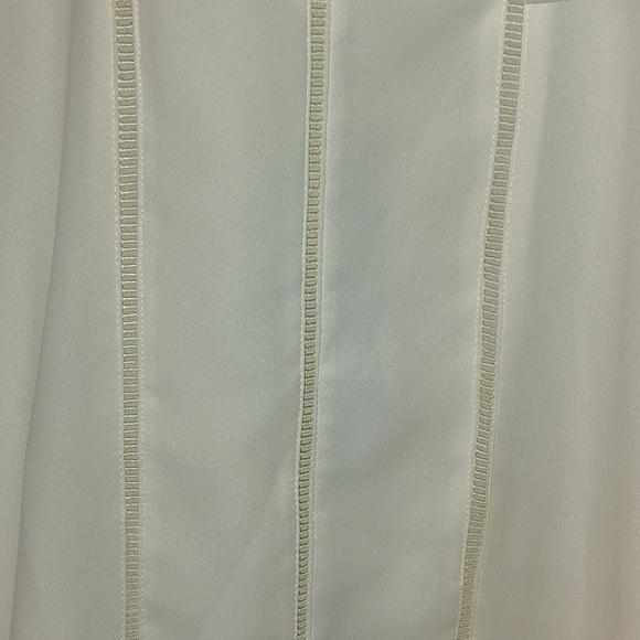 NWT Ralph Lauren Longsleeve Tie Neck Cream Blouse 18W - Picture 3 of 12